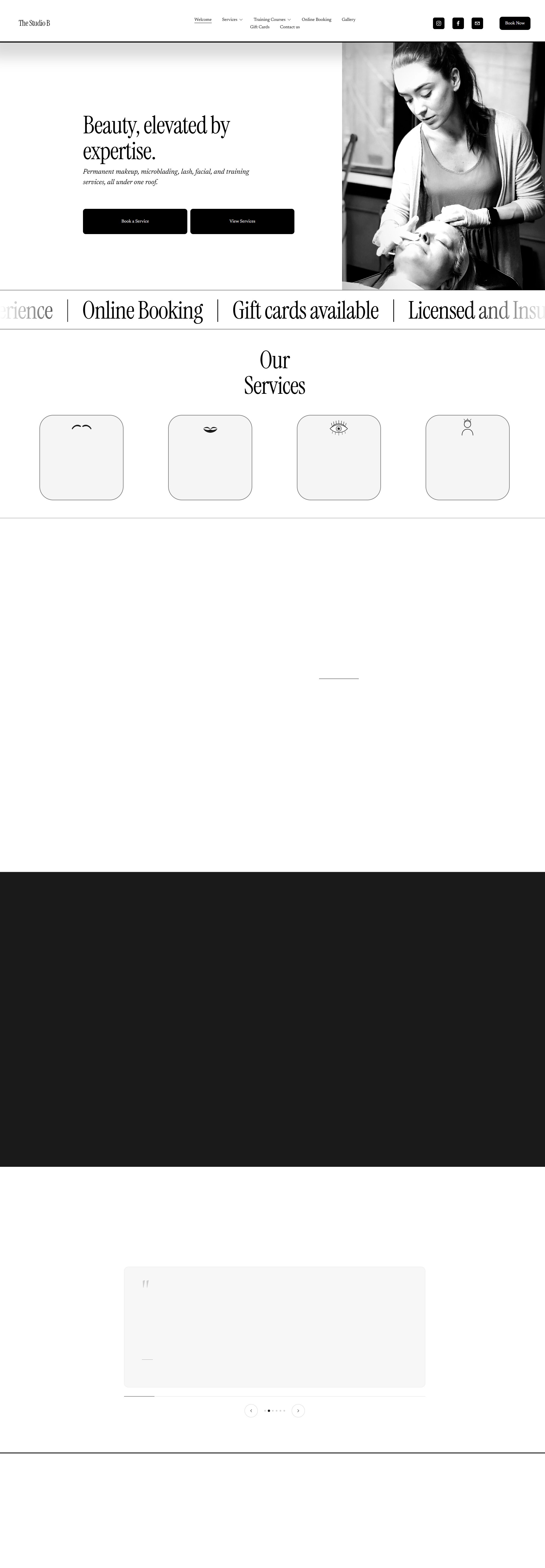 Studio B by Brooke website